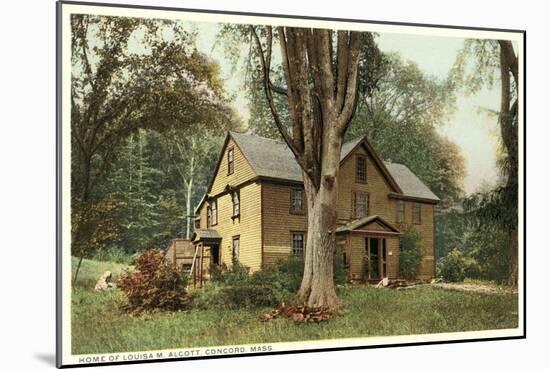 Louisa May Alcott Home, Concord-null-Mounted Art Print