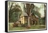 Louisa May Alcott Home, Concord-null-Framed Stretched Canvas