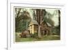 Louisa May Alcott Home, Concord-null-Framed Art Print