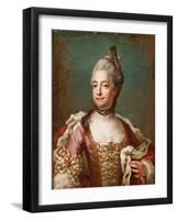 Louisa Ulrika of Prussia (1720-178)-Jakob Björk-Framed Giclee Print