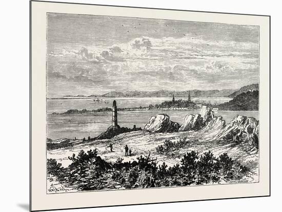 Louisburg, Cape Breton, Canada, 1870s-null-Mounted Giclee Print