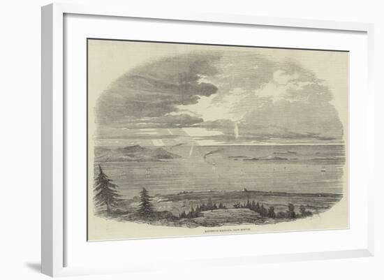 Louisburg Harbour, Cape Breton-null-Framed Giclee Print