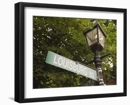 Louisburg Square, Beacon Hill, Boston, Massachusetts, USA-Amanda Hall-Framed Photographic Print