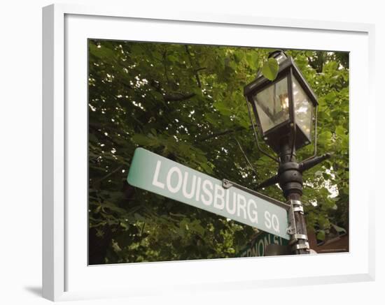 Louisburg Square, Beacon Hill, Boston, Massachusetts, USA-Amanda Hall-Framed Photographic Print