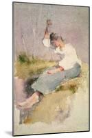 Louise, a Breton Girl-Elizabeth Adela Stanhope Forbes-Mounted Giclee Print