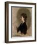 Louise Amour Marie de La Roche-Fontenilles, Marquise of Rambures, ca. 1871.-Federico de Madrazo y Kuntz-Framed Giclee Print