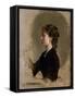 Louise Amour Marie de La Roche-Fontenilles, Marquise of Rambures, ca. 1871.-Federico de Madrazo y Kuntz-Framed Stretched Canvas