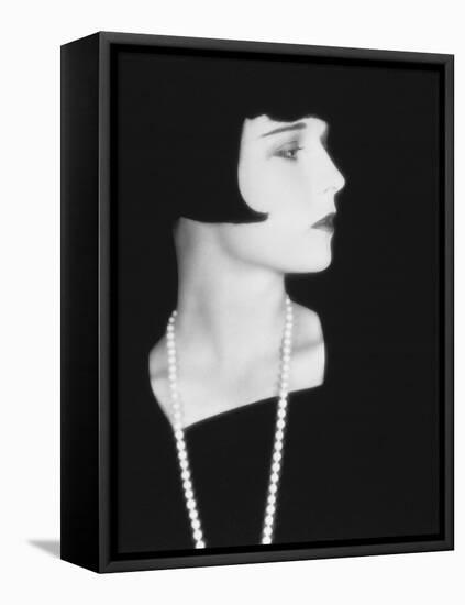 Louise Brooks, 1928-null-Framed Stretched Canvas