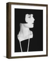 Louise Brooks, 1928-null-Framed Photographic Print