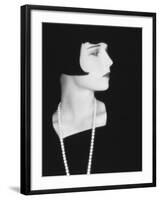 Louise Brooks, 1928-null-Framed Photographic Print