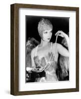 Louise Brooks. "The Canary Murder Case" 1929, Directed by Malcolm St. Clair-null-Framed Photographic Print