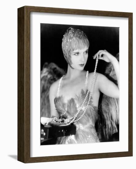 Louise Brooks. "The Canary Murder Case" 1929, Directed by Malcolm St. Clair-null-Framed Photographic Print