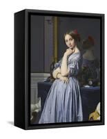 Louise De Broglie, Comtesse D'Haussonville, 1845-Jean-Auguste-Dominique Ingres-Framed Stretched Canvas