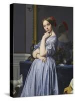 Louise De Broglie, Comtesse D'Haussonville, 1845-Jean-Auguste-Dominique Ingres-Stretched Canvas