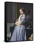 Louise De Broglie, Comtesse D'Haussonville, 1845-Jean-Auguste-Dominique Ingres-Framed Stretched Canvas