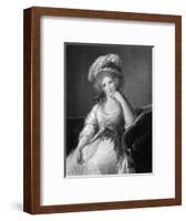 Louise Duchesse Orleans-null-Framed Art Print