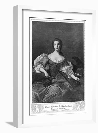 Louise Duchesse Orleans-null-Framed Art Print