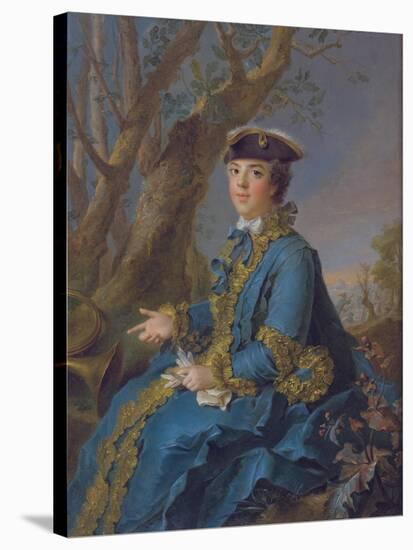 Louise Élisabeth of France (1727-175), Duchess of Parma, 1760-Jean-Marc Nattier-Stretched Canvas