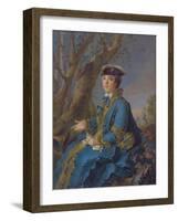 Louise Élisabeth of France (1727-175), Duchess of Parma, 1760-Jean-Marc Nattier-Framed Giclee Print