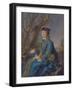 Louise Élisabeth of France (1727-175), Duchess of Parma, 1760-Jean-Marc Nattier-Framed Giclee Print