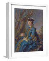 Louise Élisabeth of France (1727-175), Duchess of Parma, 1760-Jean-Marc Nattier-Framed Giclee Print