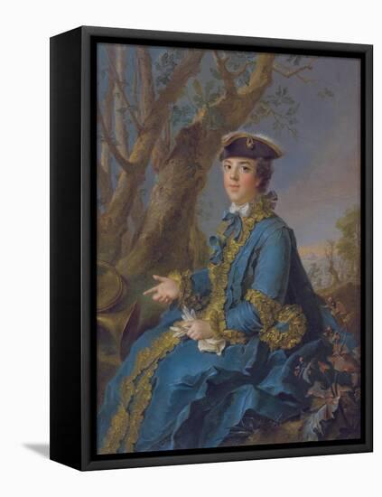 Louise Élisabeth of France (1727-175), Duchess of Parma, 1760-Jean-Marc Nattier-Framed Stretched Canvas