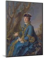 Louise Élisabeth of France (1727-175), Duchess of Parma, 1760-Jean-Marc Nattier-Mounted Giclee Print