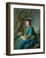 Louise Élisabeth of France (1727-175), Duchess of Parma-Jean-Marc Nattier-Framed Giclee Print