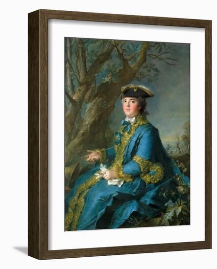 Louise Élisabeth of France (1727-175), Duchess of Parma-Jean-Marc Nattier-Framed Giclee Print