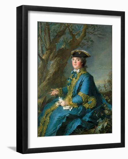 Louise Élisabeth of France (1727-175), Duchess of Parma-Jean-Marc Nattier-Framed Giclee Print