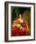 Louise Elisabeth of France, 1745-Louis-Michel van Loo-Framed Premium Giclee Print