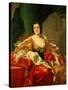 Louise Elisabeth of France, 1745-Louis-Michel van Loo-Stretched Canvas