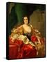 Louise Elisabeth of France, 1745-Louis-Michel van Loo-Framed Stretched Canvas