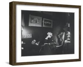 Louise et Daniel Halévy-Edgar Degas-Framed Giclee Print