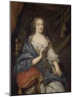 Louise-Françoise de Baume Blanc, Mademoiselde Vallière, duchesse de Vaujours (1644-1710)-Jean Nocret-Mounted Giclee Print