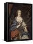 Louise-Françoise de Baume Blanc, Mademoiselde Vallière, duchesse de Vaujours (1644-1710)-Jean Nocret-Framed Stretched Canvas