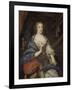 Louise-Françoise de Baume Blanc, Mademoiselde Vallière, duchesse de Vaujours (1644-1710)-Jean Nocret-Framed Giclee Print