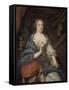 Louise-Françoise de Baume Blanc, Mademoiselde Vallière, duchesse de Vaujours (1644-1710)-Jean Nocret-Framed Stretched Canvas