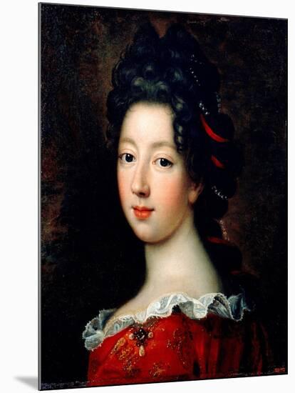 Louise Francoise De Bourbon, Mademoiselle De Nantes (1673-1743) - Troy, Francois, De (1645-1730) --Francois de Troy-Mounted Giclee Print