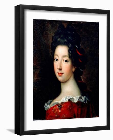 Louise Francoise De Bourbon, Mademoiselle De Nantes (1673-1743) - Troy, Francois, De (1645-1730) --Francois de Troy-Framed Giclee Print