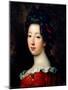 Louise Francoise De Bourbon, Mademoiselle De Nantes (1673-1743) - Troy, Francois, De (1645-1730) --Francois de Troy-Mounted Giclee Print