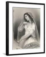 Louise Francoise De La Baume De La Blanc (1644-1710) Duchesse De La Valliere, Illustration from…-Pierre Gustave Eugene Staal-Framed Giclee Print