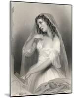 Louise Francoise De La Baume De La Blanc (1644-1710) Duchesse De La Valliere, Illustration from…-Pierre Gustave Eugene Staal-Mounted Giclee Print