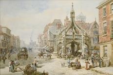 The Poultry Cross at Salisbury-Louise J. Rayner-Giclee Print