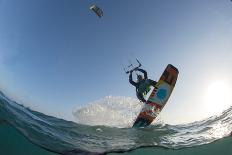 Kite Surfing on Red Sea Coast of Egypt, North Africa, Africa-Louise-Stretched Canvas