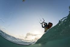 Kite Surfing on Red Sea Coast of Egypt, North Africa, Africa-Louise-Stretched Canvas