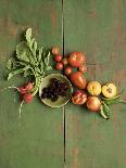 Radishes, Blackberries, Tomatoes and Nectarines-Louise Lister-Photographic Print