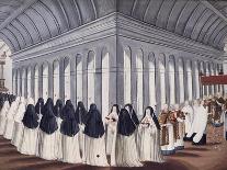 Port-Royal Des Champs Abbey, Chorus of Nuns in Church, 1710-Louise-Magdeleine Hortemels-Giclee Print