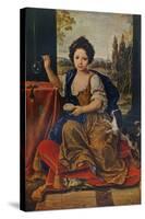 Louise Marie Anne de Bourbon, (1674-1681), illegitimate daughter of Louis XIV, c1680, (1911)-Pierre Mignard-Stretched Canvas
