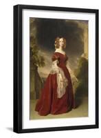 Louise-Marie-Thérèse-Charlotte-Isabelle d'Orléans, reine des Belges (1812-1850), en 1841-Franz Xaver Winterhalter-Framed Giclee Print